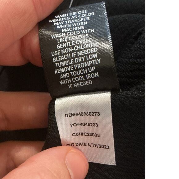 Torrid Womens Babydoll Top Plus Size 2X Black Lace Peasant Romantic Fall NEW - Picture 11 of 11